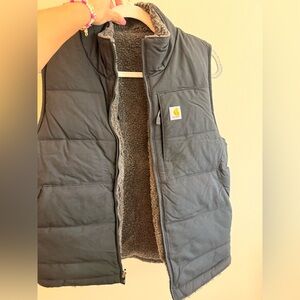 Carhartt Black Quilted Vest